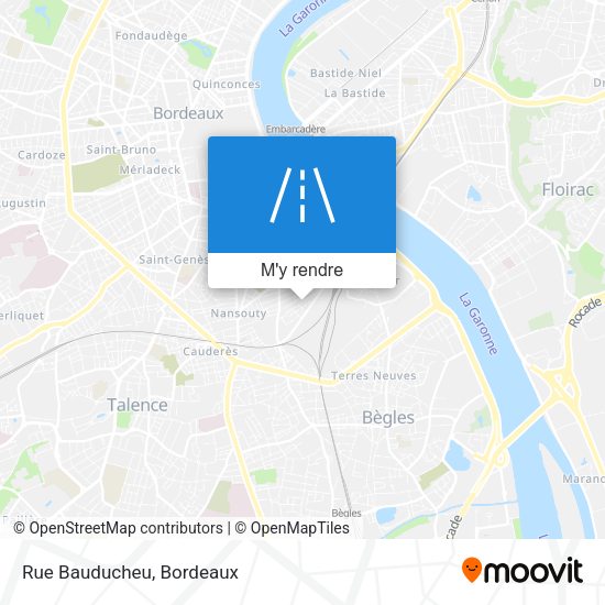 Rue Bauducheu plan