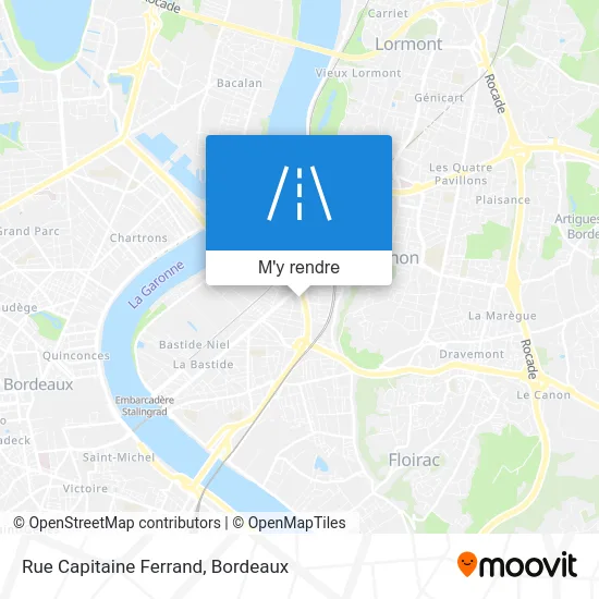 Rue Capitaine Ferrand plan