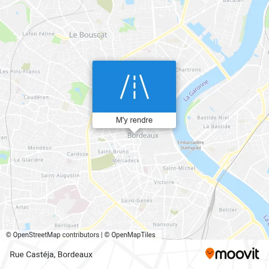 Rue Castéja plan
