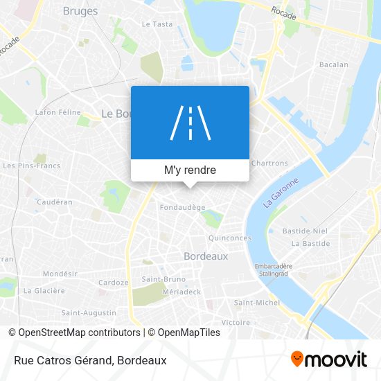 Rue Catros Gérand plan