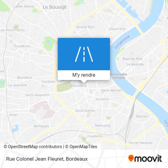 Rue Colonel Jean Fleuret plan