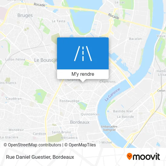 Rue Daniel Guestier plan