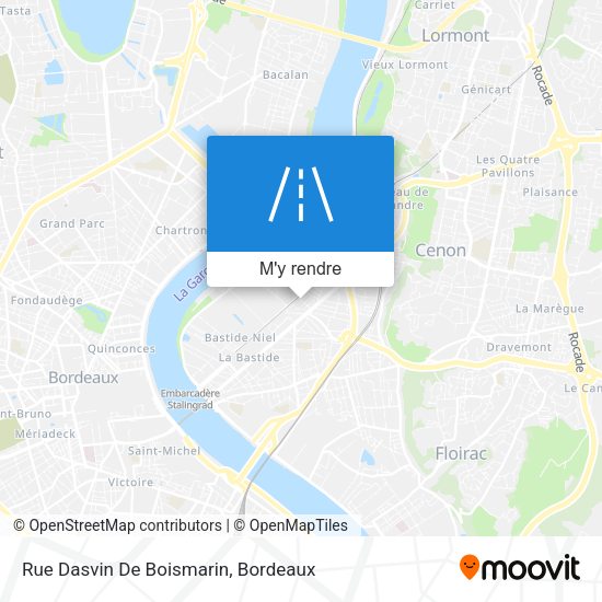 Rue Dasvin De Boismarin plan
