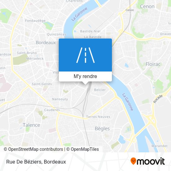Rue De Béziers plan