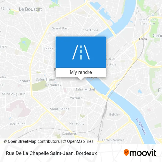 Rue De La Chapelle Saint-Jean plan