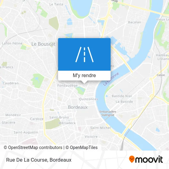 Rue De La Course plan