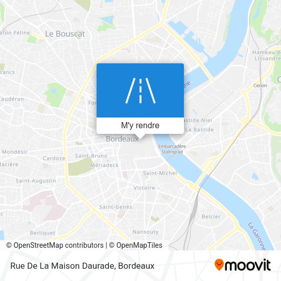 Rue De La Maison Daurade plan