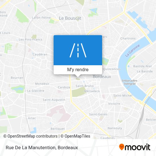 Rue De La Manutention plan