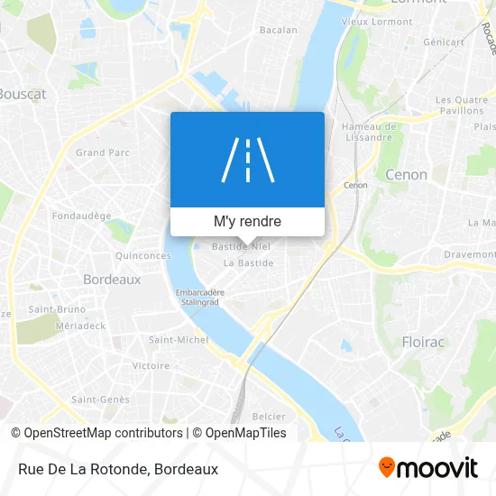Rue De La Rotonde plan