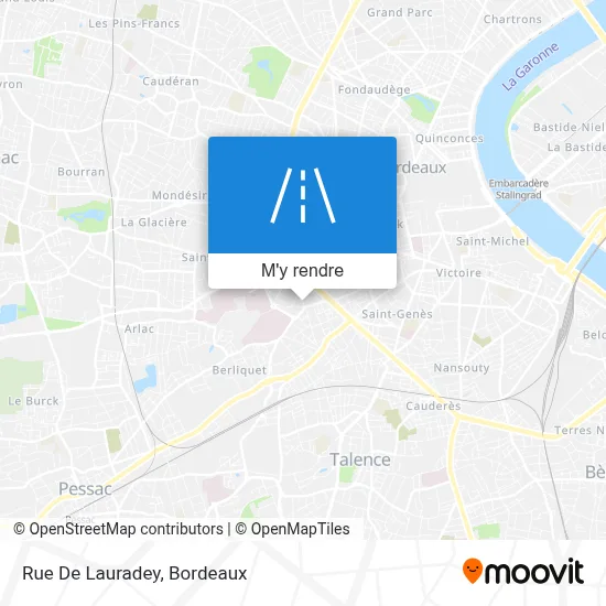 Rue De Lauradey plan