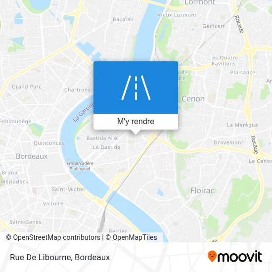 Rue De Libourne plan