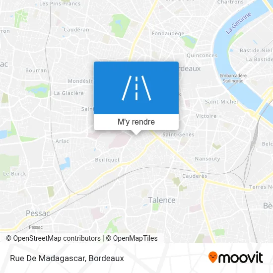 Rue De Madagascar plan