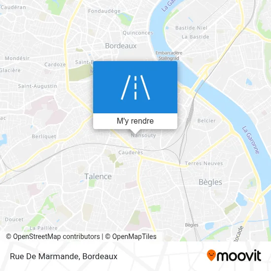 Rue De Marmande plan