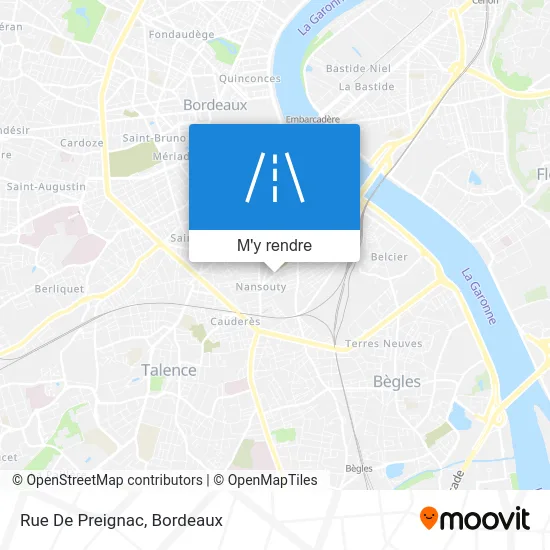 Rue De Preignac plan