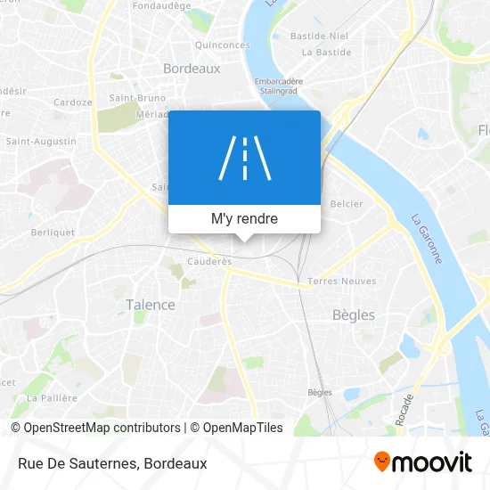 Rue De Sauternes plan