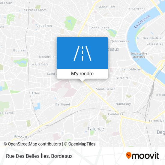 Rue Des Belles Îles plan