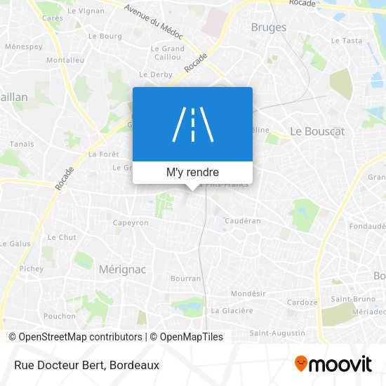 Rue Docteur Bert plan