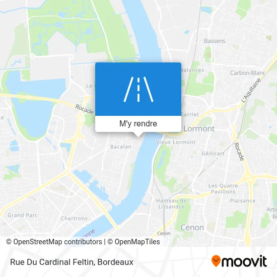 Rue Du Cardinal Feltin plan