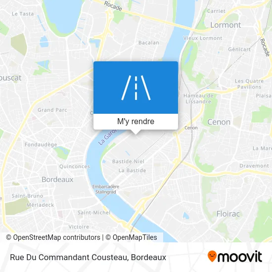 Rue Du Commandant Cousteau plan