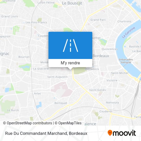 Rue Du Commandant Marchand plan
