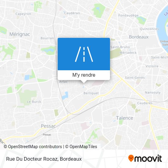 Rue Du Docteur Rocaz plan