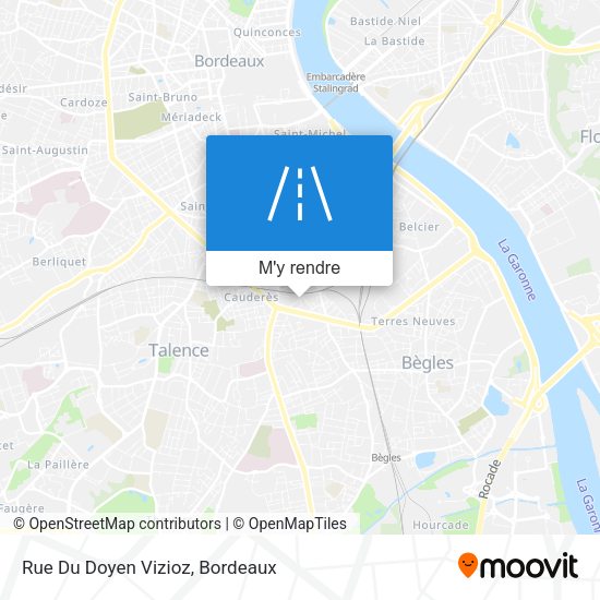 Rue Du Doyen Vizioz plan