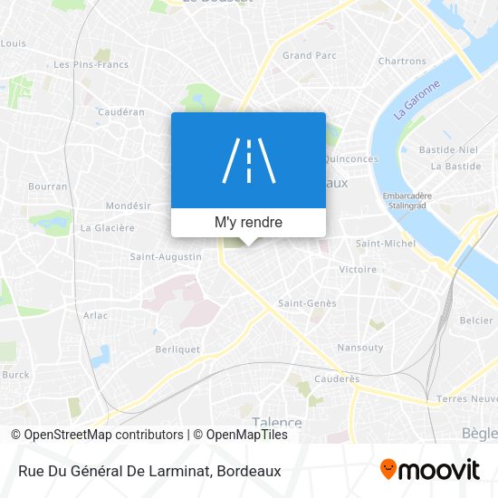 Rue Du Général De Larminat plan