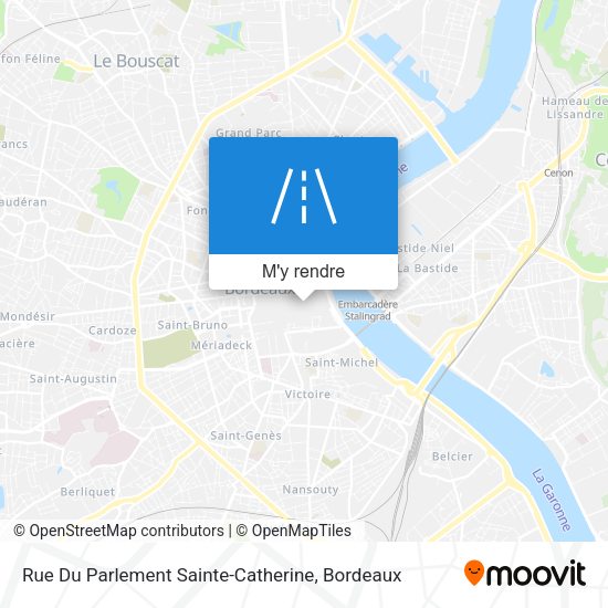 Rue Du Parlement Sainte-Catherine plan