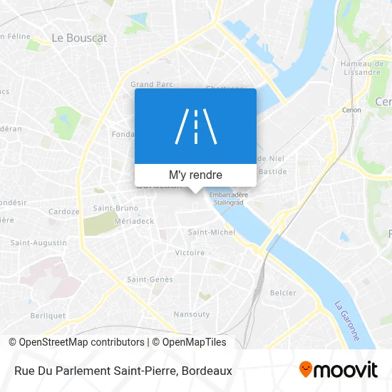 Rue Du Parlement Saint-Pierre plan