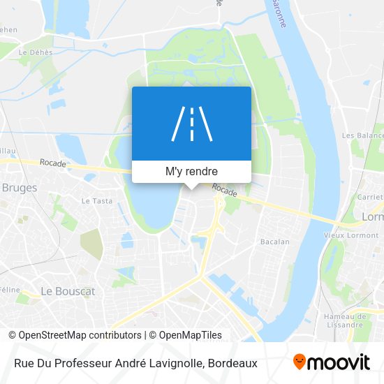Rue Du Professeur André Lavignolle plan