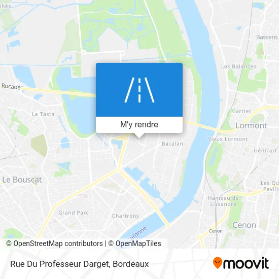 Rue Du Professeur Darget plan