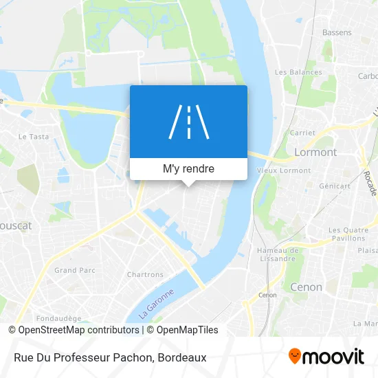 Rue Du Professeur Pachon plan