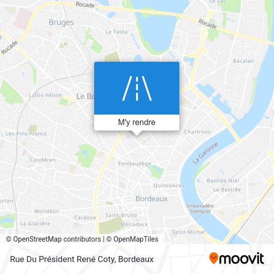 Rue Du Président René Coty plan