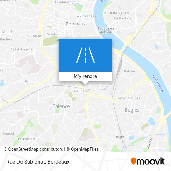 Rue Du Sablonat plan