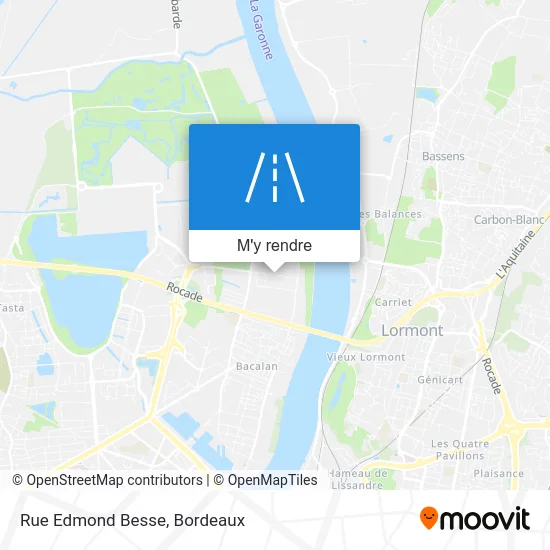 Rue Edmond Besse plan