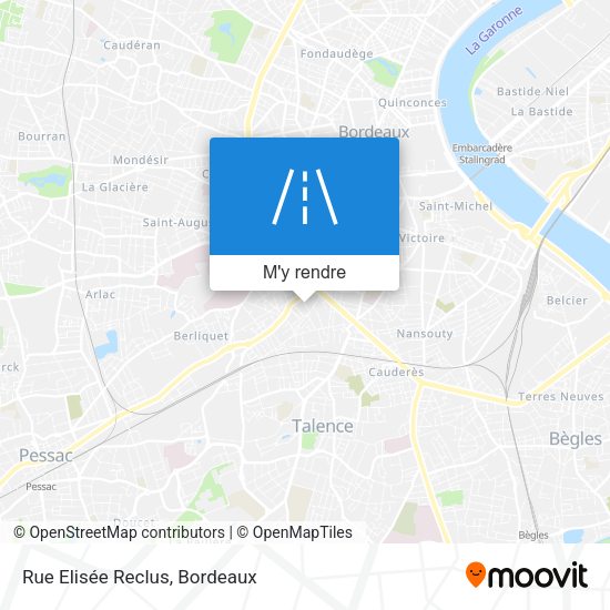 Rue Elisée Reclus plan