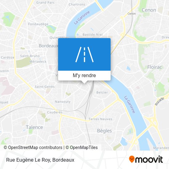 Rue Eugène Le Roy plan