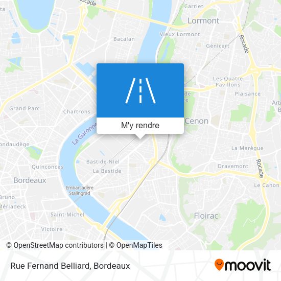 Rue Fernand Belliard plan