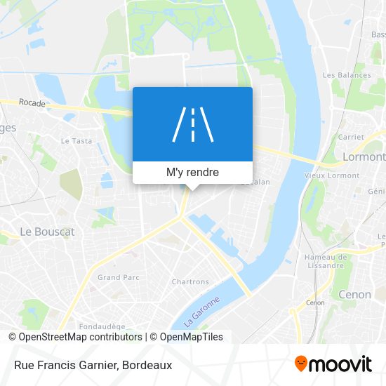 Rue Francis Garnier plan