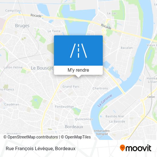 Rue François Lévêque plan