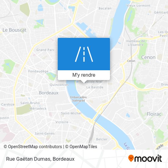 Rue Gaëtan Dumas plan