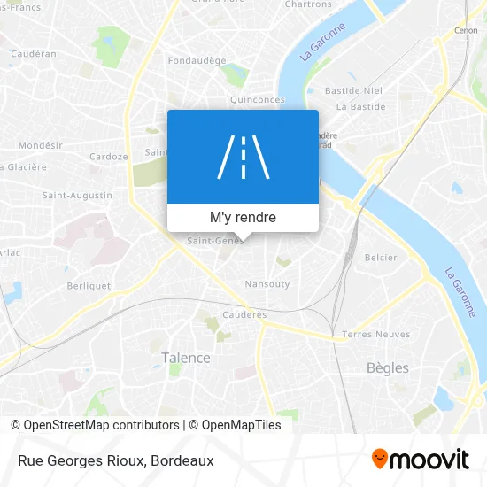 Rue Georges Rioux plan