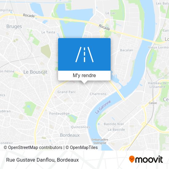 Rue Gustave Danflou plan