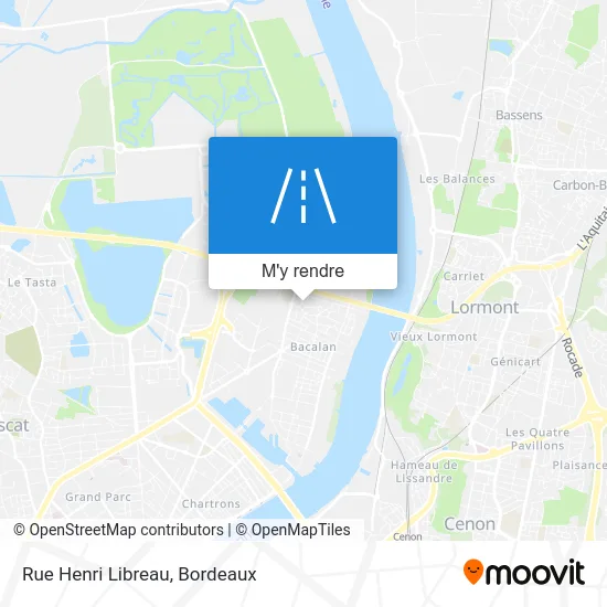 Rue Henri Libreau plan