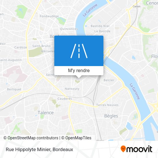 Rue Hippolyte Minier plan