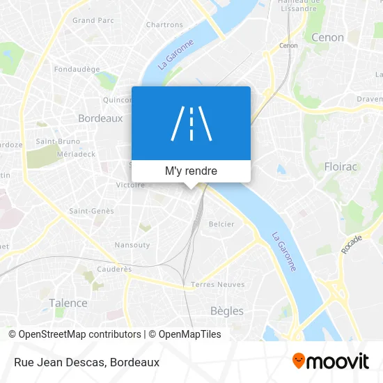 Rue Jean Descas plan