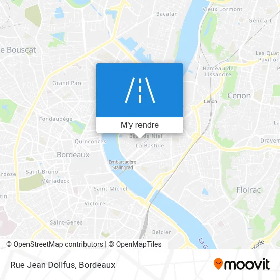 Rue Jean Dollfus plan