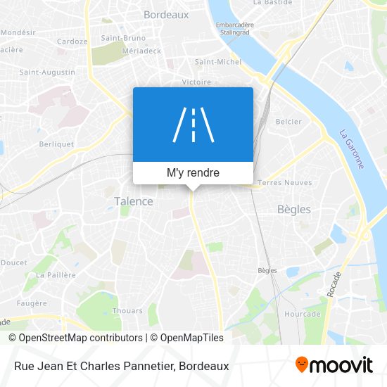 Rue Jean Et Charles Pannetier plan