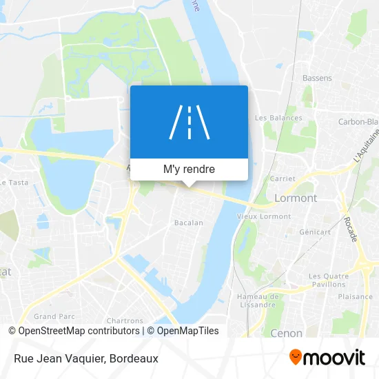 Rue Jean Vaquier plan