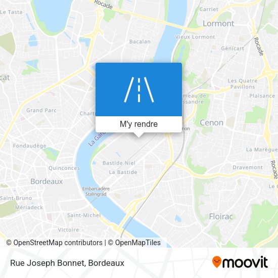 Rue Joseph Bonnet plan